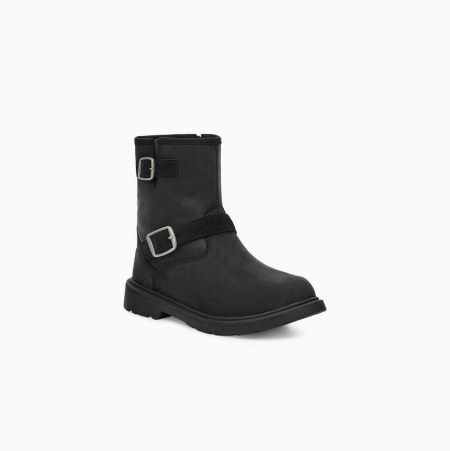 UGG Kinzey Weather Black Boots for Kids (RATI56324)